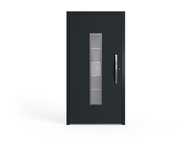 Sichere Aluminium-Haustür mit Fingerprint-Zugang – Türen kaufen in Göppingen bei FAVORIT GmbH